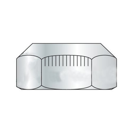 NEWPORT FASTENERS Lock Nut, M10-1.50, Steel, Class 10, Cadmium Plated, 8.04 mm Ht, 1000 PK 152494